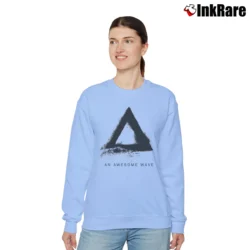 Women’s Alt J An Awesome Wave Relaxed Sweatshirt in light blue | Soft, Laid-Back Vibe