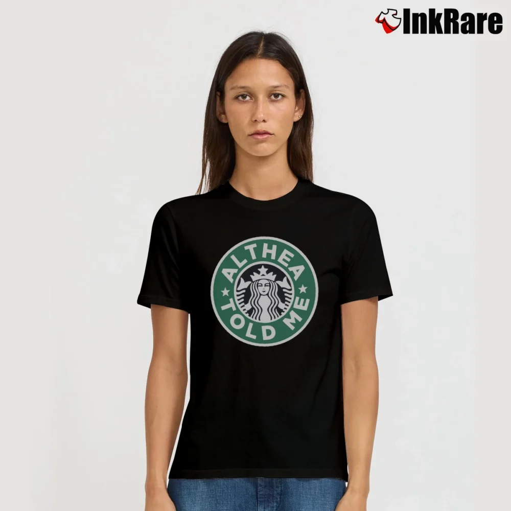Women’s Althea Grateful Dead Inspired Signature T-Shirt in black | Soft, Flattering Fit