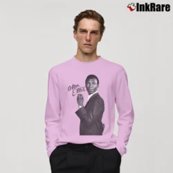 Men’s Alton Ellis Creation Reggae Music Long-Sleeve Shirt in light pink | Sleek, Lightweight, Year-Round Wear