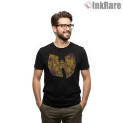 Always Forever Wu Tang Collage Vintage Shirt on black short sleeve shirt for men graphic tee