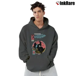 Men’s Amazing Spider Man Symbiotic 25th Anniversary Marvel Pullover Hoodie in charcoal | Cozy, Durable, Modern Fit