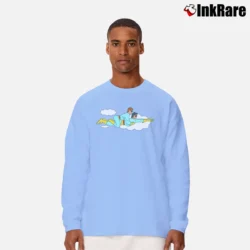 Men’s Ambiguously Gay Duo Comedy Long-Sleeve Shirt in light blue | Sleek, Lightweight, Year-Round Wear