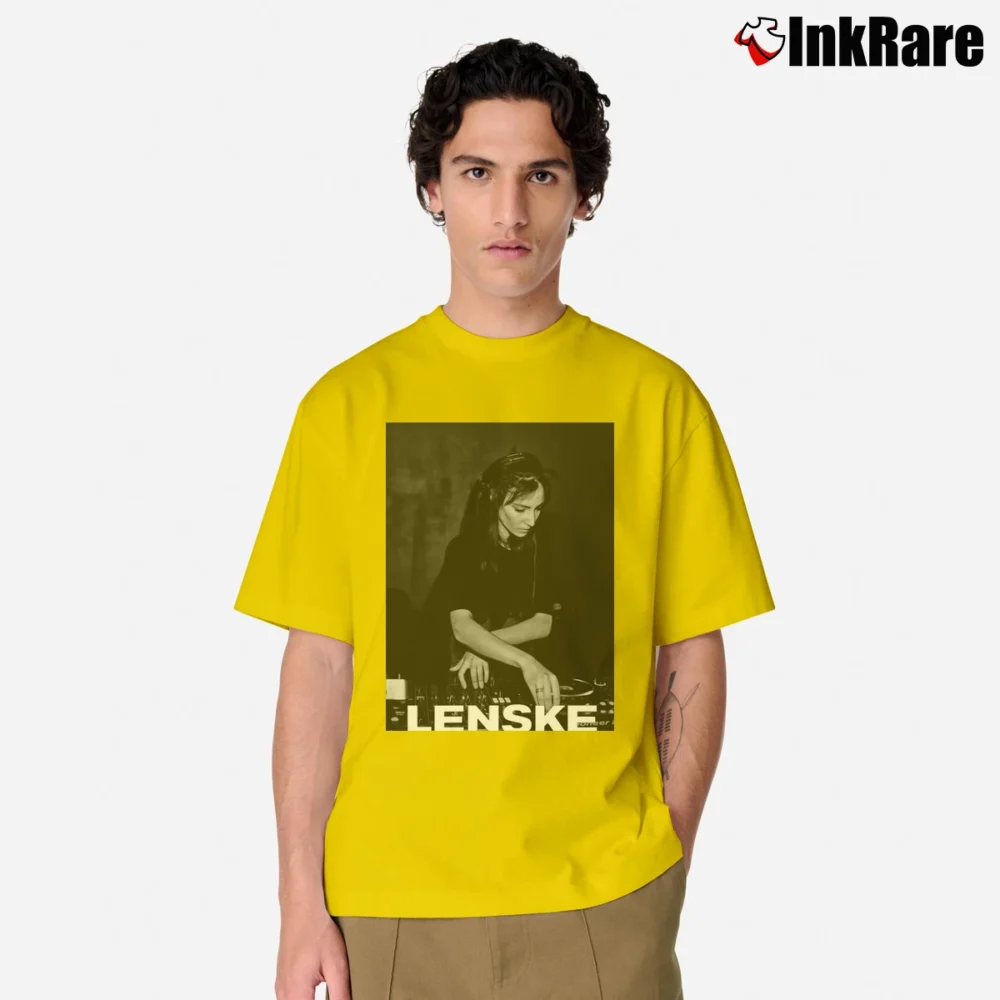 Men’s Amelie Lens Lenske Classic Classic T-Shirt in yellow | Soft, Breathable Everyday Wear