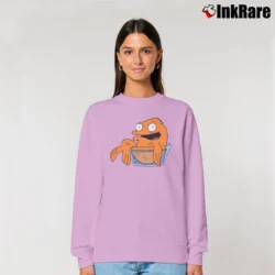 Women’s American Dad Klaus Relaxed Sweatshirt in light pink | Soft, Laid-Back Vibe