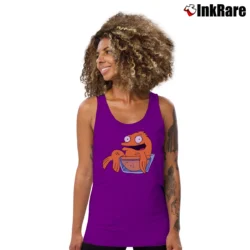 Women’s American Dad Klaus Tank Top in purple | Lightweight, Movement-Friendly