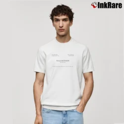 Men’s American Psycho Business Card Classic T-Shirt in white | Soft, Breathable Everyday Wear
