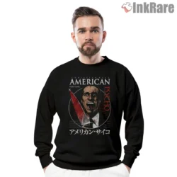 American Psycho Japanese Knife Circle Art Shirt on graphic shirt for men graphic tee