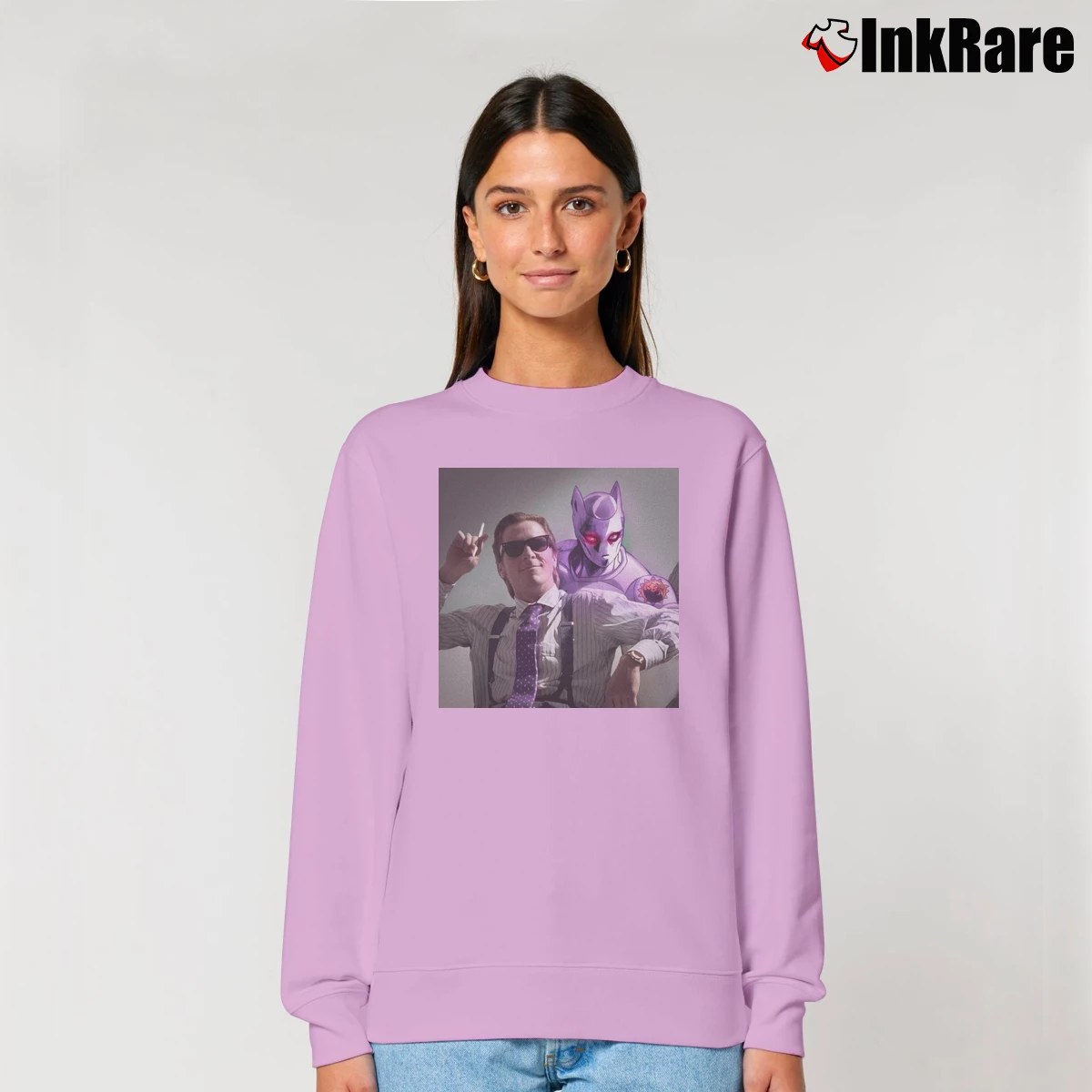 American Psycho Jojo Women’s Relaxed Sweatshirt in light pink – Cozy Casual Women’s American Psycho Jojo Relaxed Sweatshirt in light pink | Soft, Laid-Back Vibe