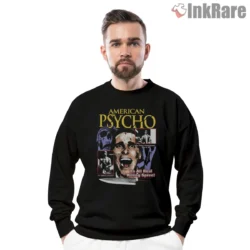 American Psycho Killing Spree Cult Collage Shirt on graphic shirt for men graphic tee