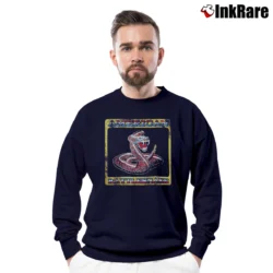 Men’s American Rattlesnake Tour Muscle Crewneck Sweatshirt in navy | Cozy Fabric, Clean Style