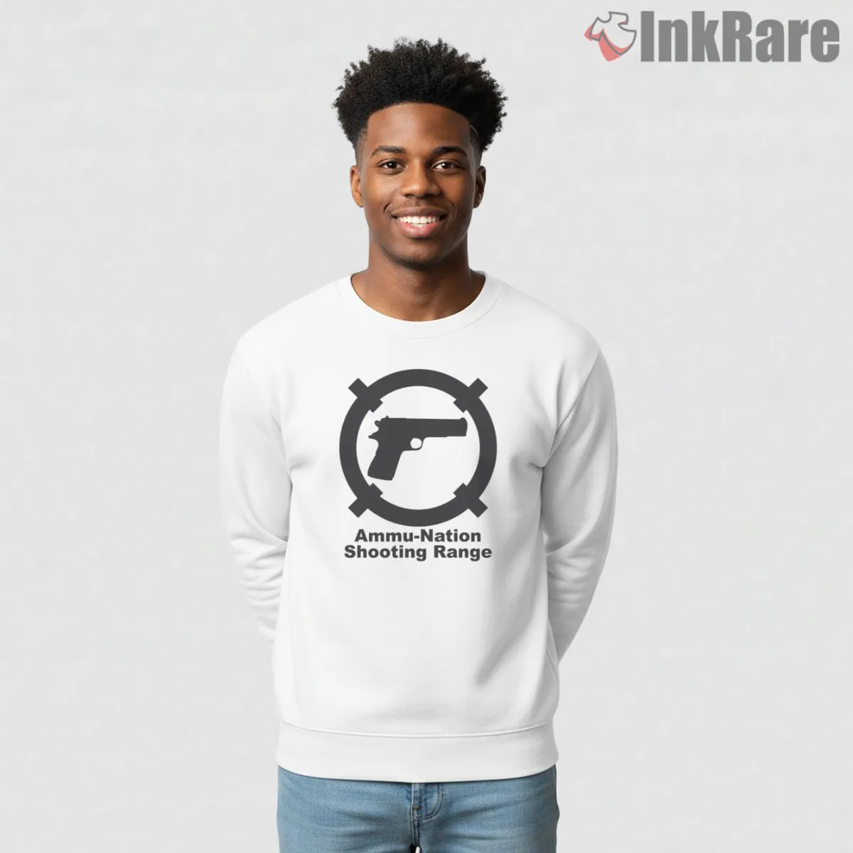 Ammu Nation Shooting Range Icon Logo Gta Weapon Store Shirt on graphic shirt for men graphic tee