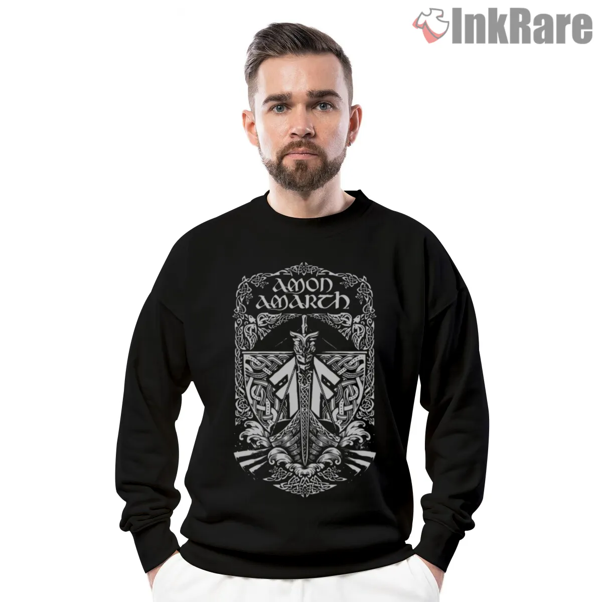 Amon Amarth Put Your Back Into The Oar Shirt on graphic shirt for men graphic tee