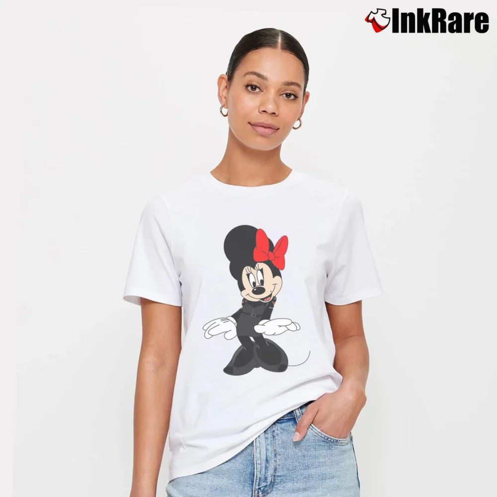 Women’s Amy Winehouse Mickey Mouse T-Shirt in white | Soft, Flattering Fit