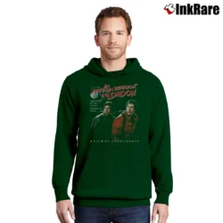 Men’s An American Werewolf in London Pullover Hoodie in forest green | Cozy, Durable, Modern Fit