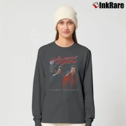 Women’s An American Werewolf in London Long-Sleeve Top in charcoal | Sleek, Versatile, All-Season
