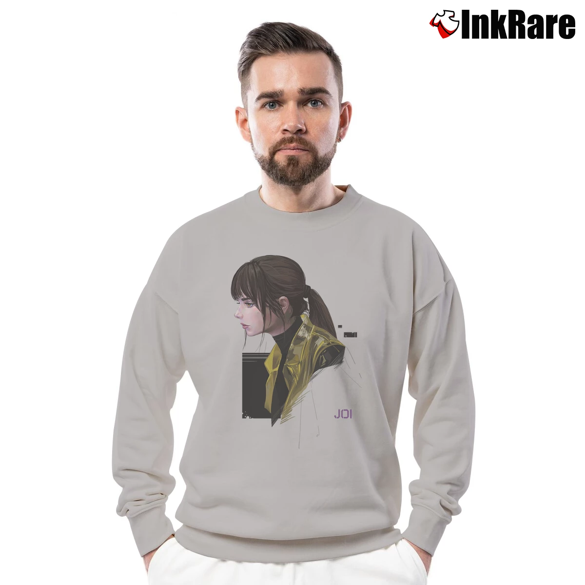 Ana De Armas Blade Runner Men’s Crewneck Sweatshirt in sport grey – Soft & Durable Men’s Ana De Armas Blade Runner Crewneck Sweatshirt in sport grey | Cozy Fabric, Clean Style