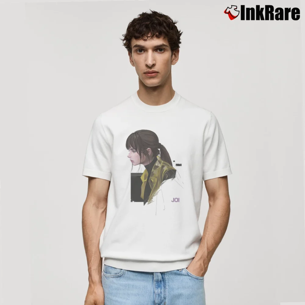 Men’s Ana De Armas Blade Runner Classic T-Shirt in white | Soft, Breathable Everyday Wear