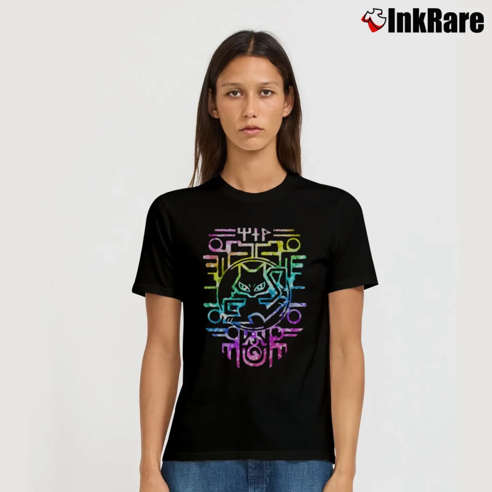 Women’s Ancient Mew Mirage Pokemon Movie Nostalgia Signature T-Shirt in black | Soft, Flattering Fit