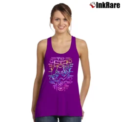 Women’s Ancient Mew Mirage Pokemon Movie Nostalgia Tank Top in purple | Lightweight, Movement-Friendly
