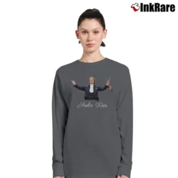 Women’s Andre Rieu 30th Anniversary Long-Sleeve Top in charcoal | Sleek, Versatile, All-Season
