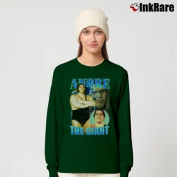 Women’s Andre The Giant Bootleg Long-Sleeve Top in forest green | Sleek, Versatile, All-Season