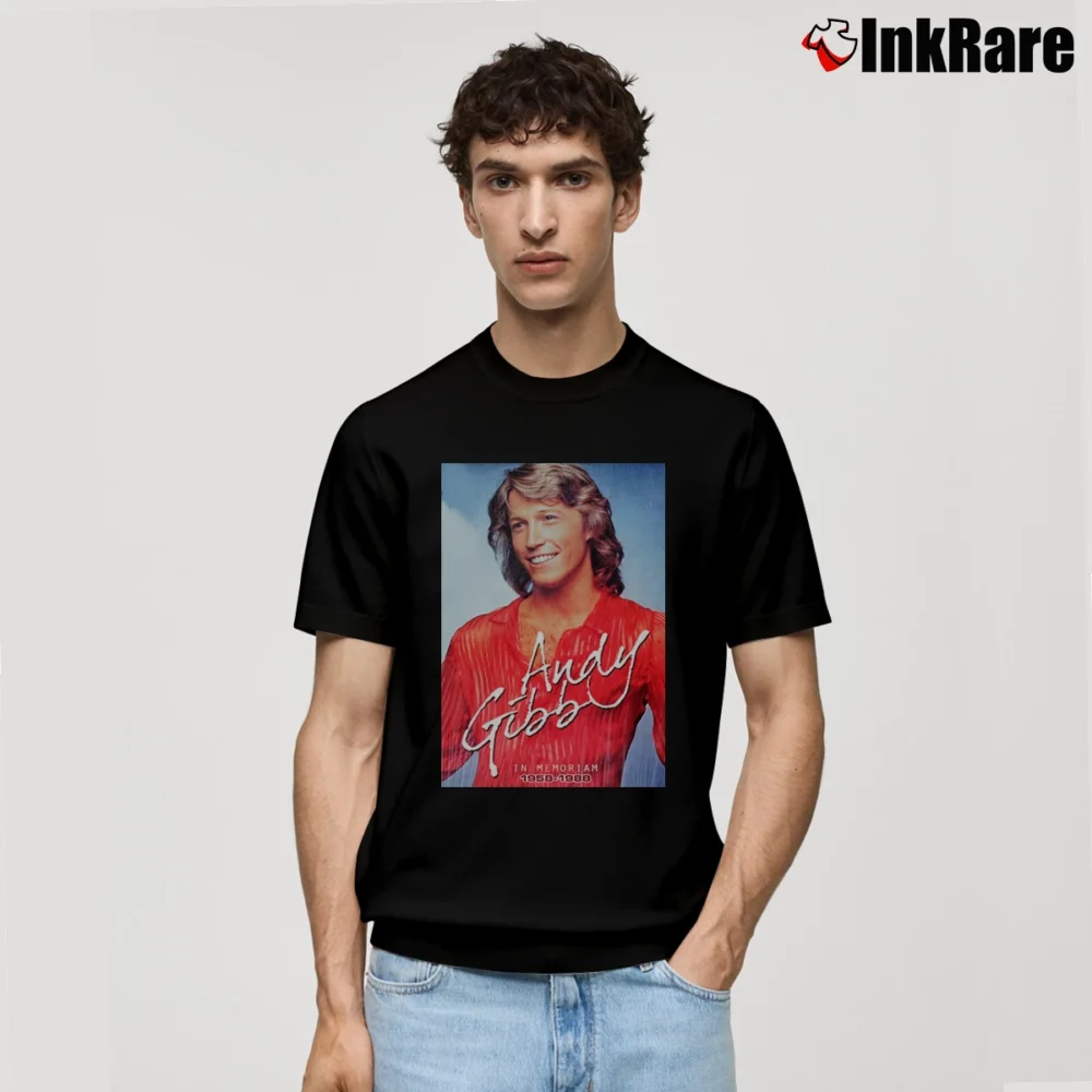 Men’s Andy Gibb Bee Gees Memorial 1958 1988 Classic T-Shirt in black | Soft, Breathable Everyday Wear