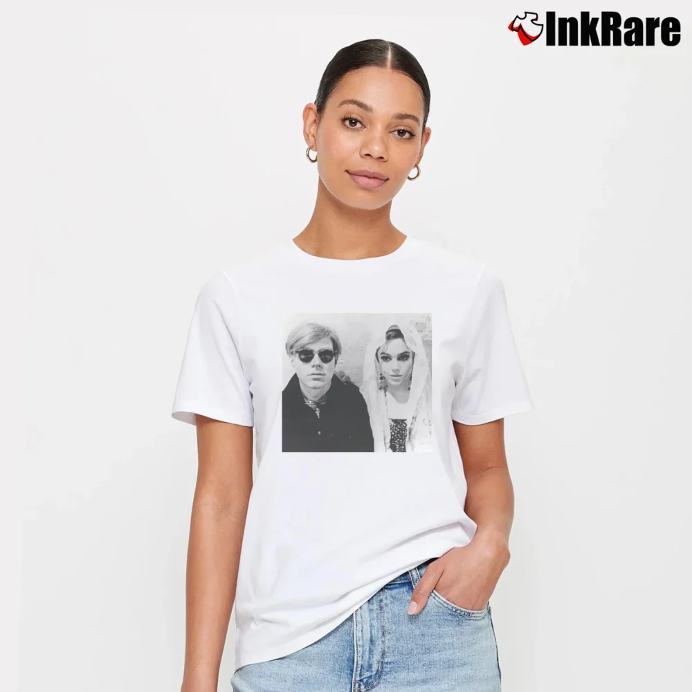 Women’s Andy Warhol Edie Sedgwick T-Shirt in white | Soft, Flattering Fit