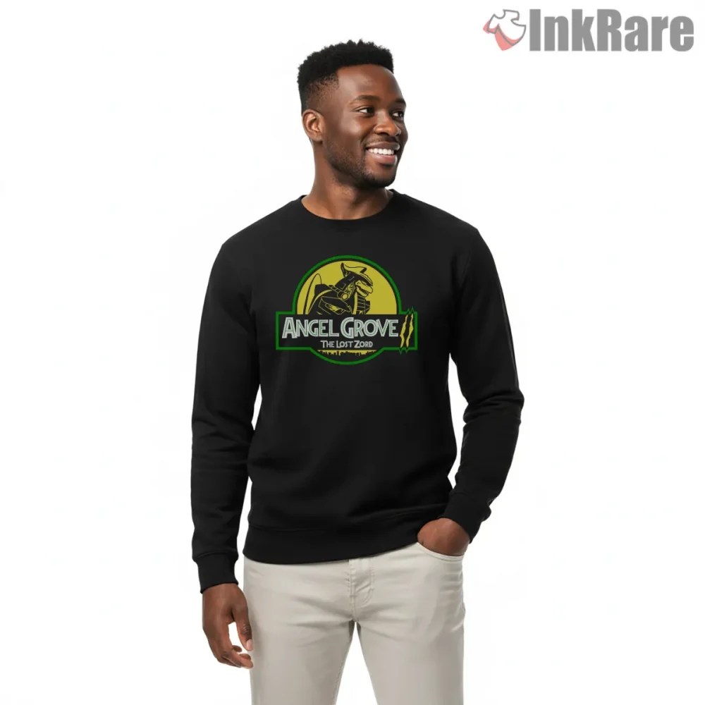 Angel Grove Lost Zord Adventure Emblem Shirt on graphic shirt for men graphic tee