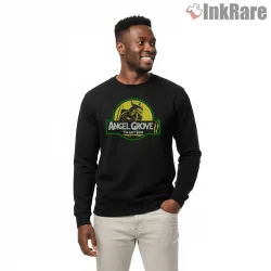 Angel Grove Lost Zord Adventure Emblem Shirt on graphic shirt for men graphic tee