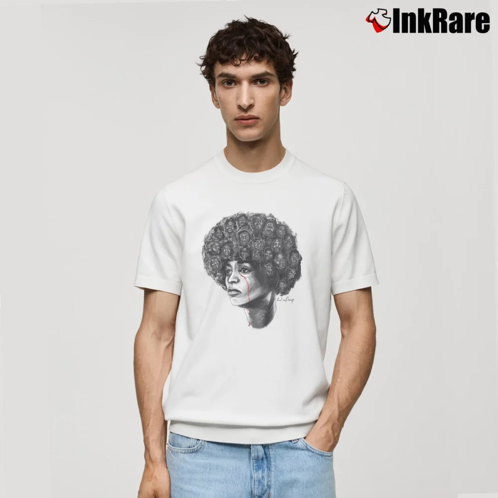 Men’s Angela Davis Understands Classic T-Shirt in white | Soft, Breathable Everyday Wear