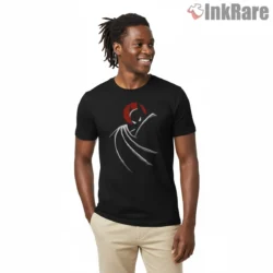 Animated Series Emblem Batman Tribute Shirt on black short sleeve shirt for men graphic tee