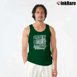 Men’s Anine Bing Paint It Bing Georgie Tank Top in forest green | Breathable, Active-Friendly Design