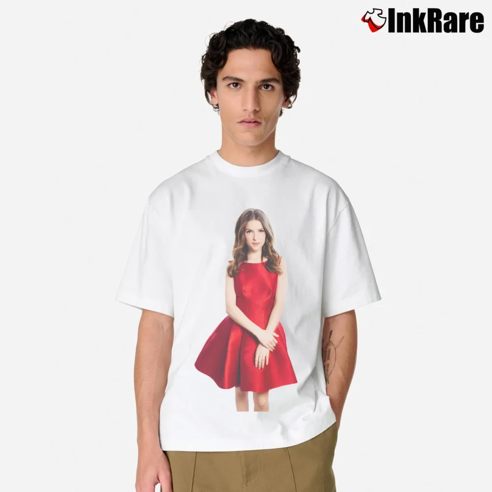 Men’s Anna Kendrick Classic T-Shirt in white | Soft, Breathable Everyday Wear