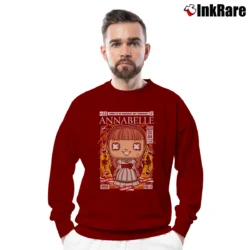 Men’s Annabelle There Is No Darkness But Ignorance Crewneck Sweatshirt in maroon | Cozy Fabric, Clean Style