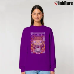 Women’s Annabelle There Is No Darkness But Ignorance Relaxed Sweatshirt in purple | Soft, Laid-Back Vibe