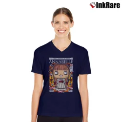 Women’s Annabelle There Is No Darkness But Ignorance V-Neck Tee in navy | Chic Neckline, Soft Texture