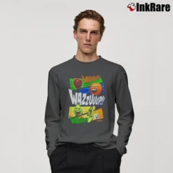 Men’s Annoying Orange What Is Up Funny Long-Sleeve Shirt in charcoal | Sleek, Lightweight, Year-Round Wear