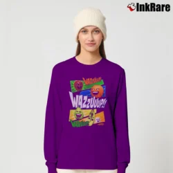 Women’s Annoying Orange What Is Up Funny Long-Sleeve Top in purple | Sleek, Versatile, All-Season