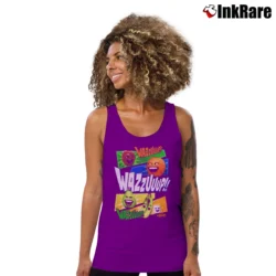 Women’s Annoying Orange What Is Up Funny Tank Top in purple | Lightweight, Movement-Friendly