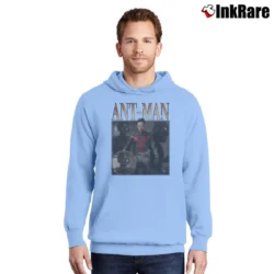 Men’s Ant - man Paul Rudd Avengers Marvel Movie Pullover Hoodie in light blue | Cozy, Durable, Modern Fit