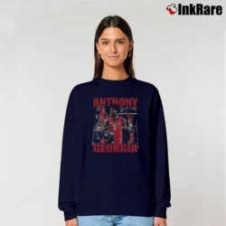 Women’s Anthony Edwards Basketball Relaxed Sweatshirt in navy | Soft, Laid-Back Vibe