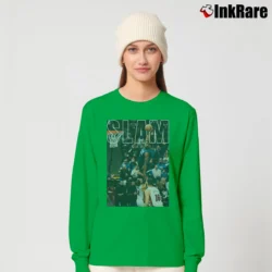 Women’s Anthony Edwards Slam Long-Sleeve Top in irish green | Sleek, Versatile, All-Season