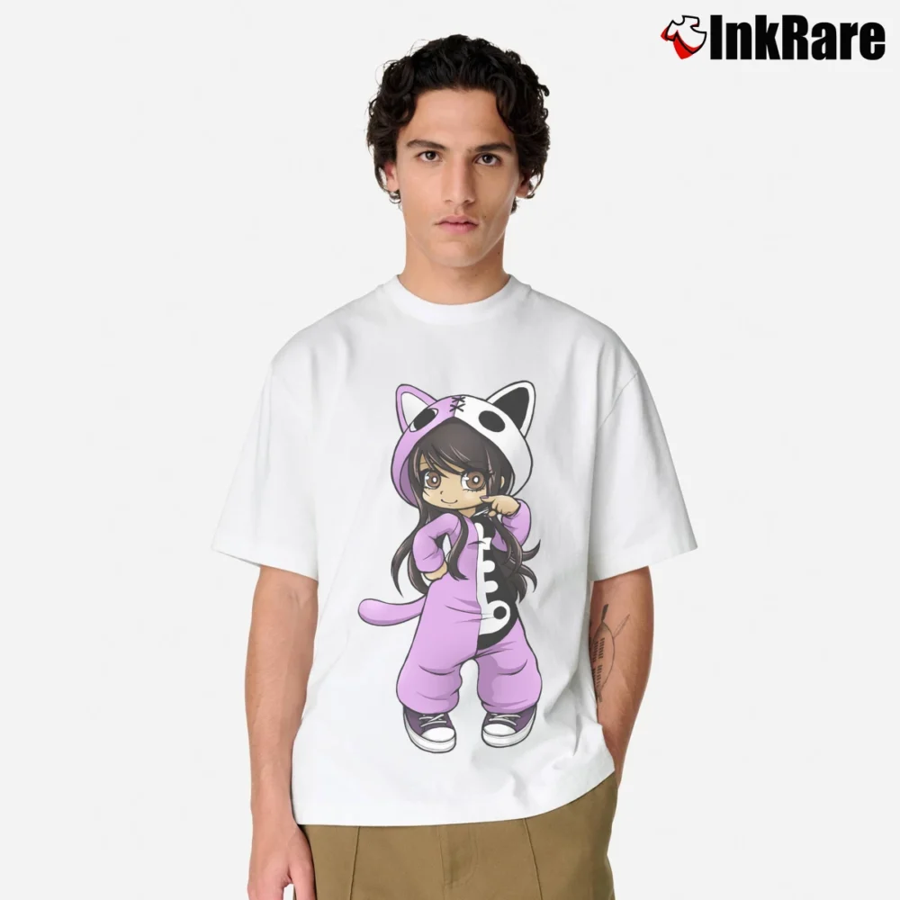 Men’s Aphmau Gaming Aesthetic Classic T-Shirt in white | Soft, Breathable Everyday Wear