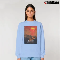Women’s Apocalypse Now Movie Poster Relaxed Sweatshirt in light blue | Soft, Laid-Back Vibe