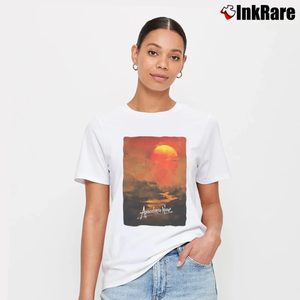 Women’s Apocalypse Now Movie Poster Signature T-Shirt in white | Soft, Flattering Fit