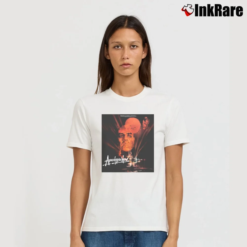 Women’s Apocalypse Now Poster Signature T-Shirt in white | Soft, Flattering Fit