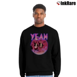Men’s Apt Bruno Rose Signature Crewneck Sweatshirt in black | Cozy Fabric, Clean Style