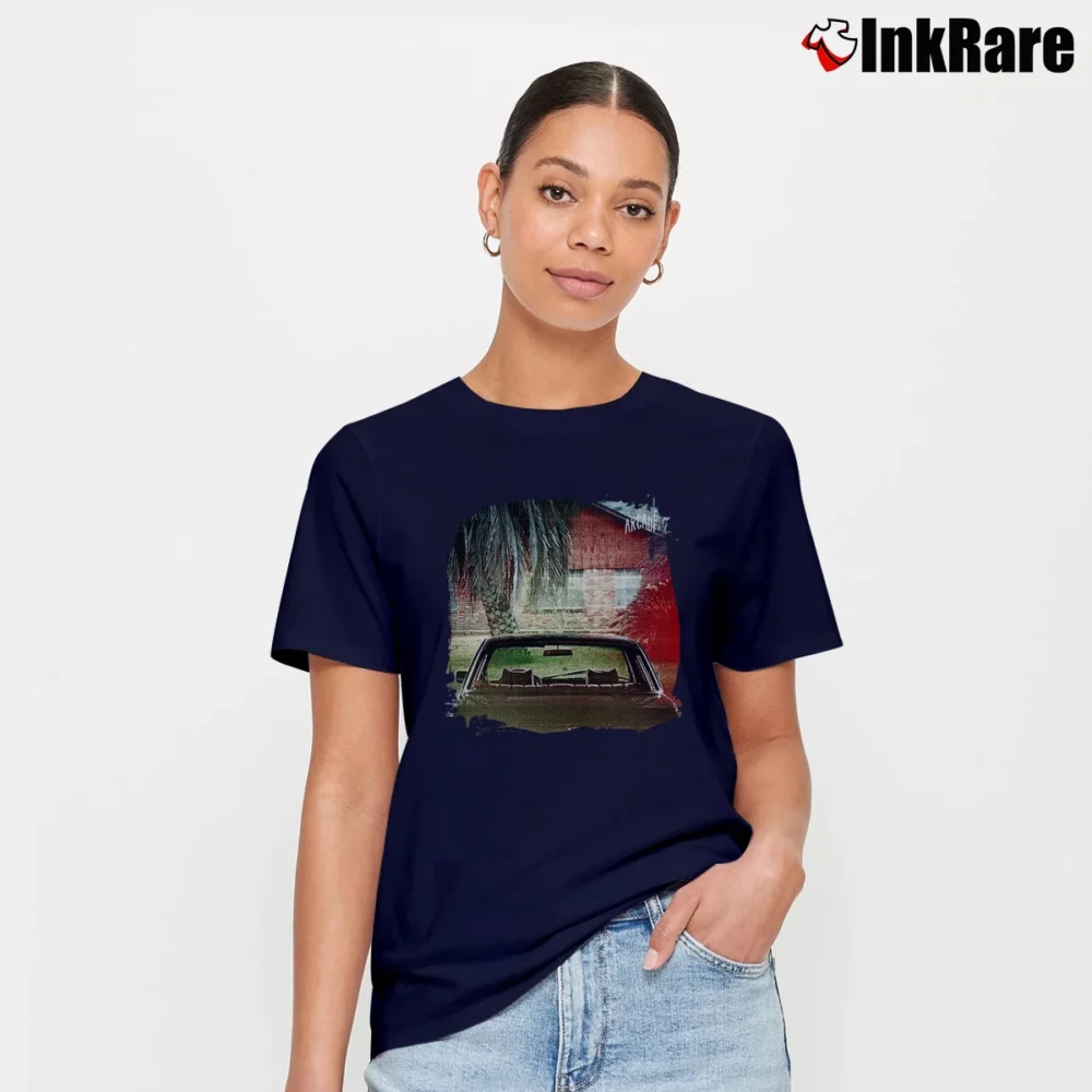 Women’s Arcade Fire The Suburbs Signature T-Shirt in navy | Soft, Flattering Fit