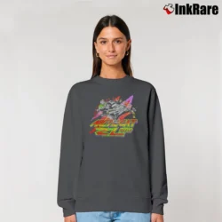 Women’s Arctic Cat ZL500 Snowmobile Relaxed Sweatshirt in charcoal | Soft, Laid-Back Vibe