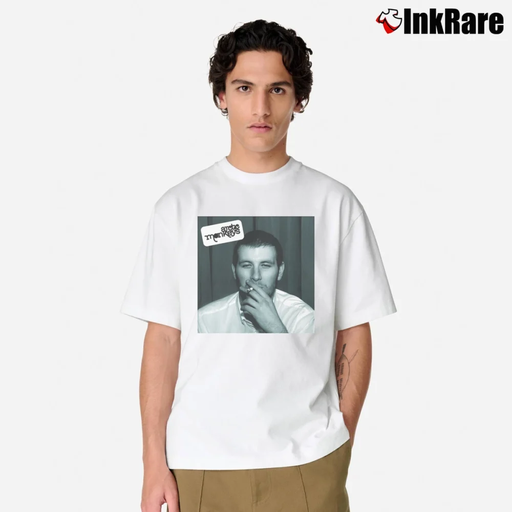 Men’s Arctic Monkeys Whatever People Say Classic T-Shirt in white | Soft, Breathable Everyday Wear